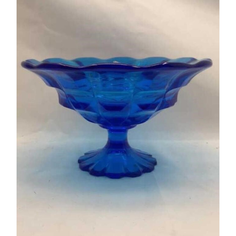 Fenton Blue Glass Bowl, Authentic